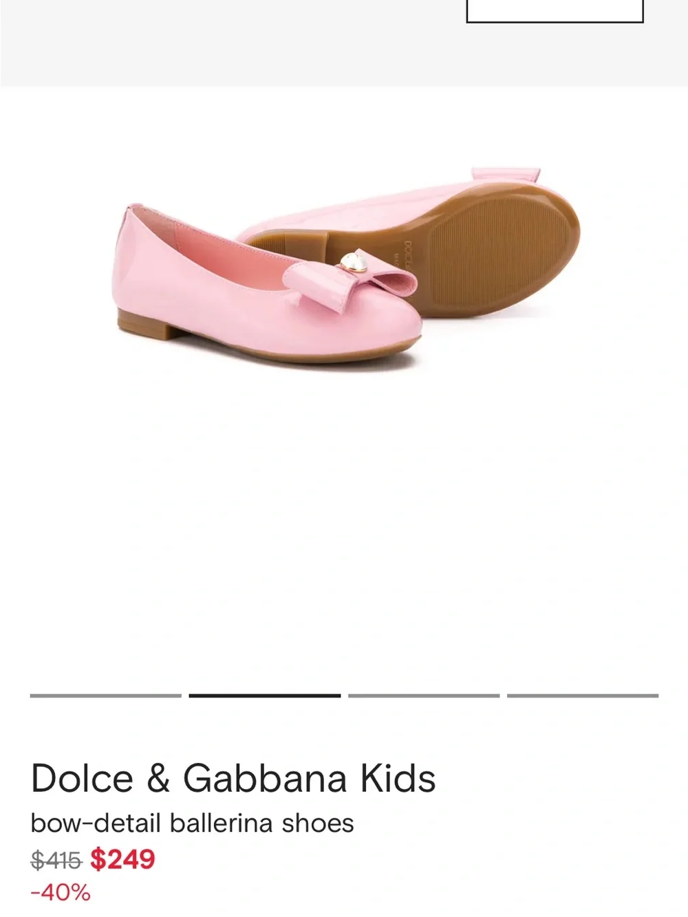 Dolce & Gabbana patent leather